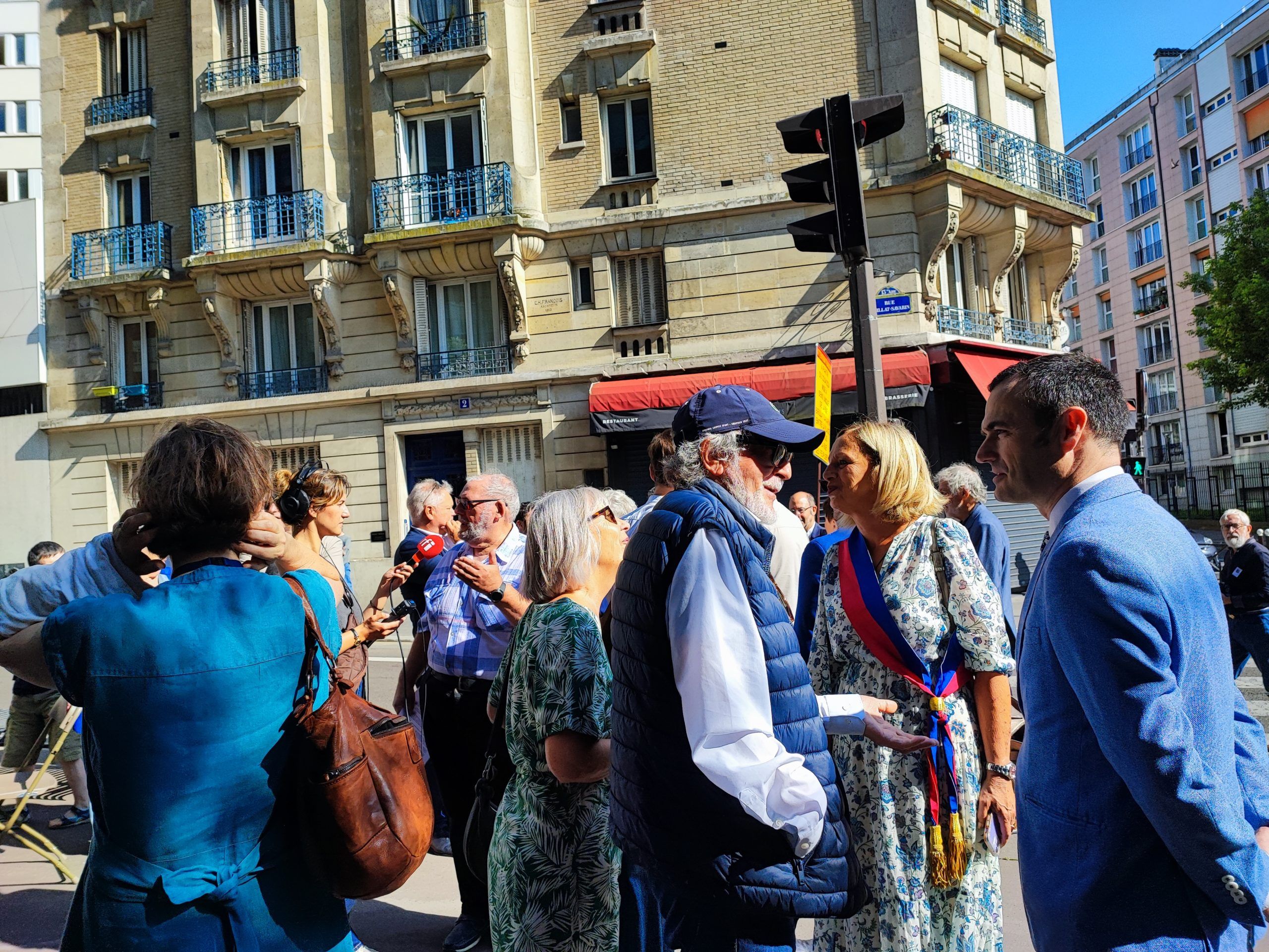 24 08 24 dévoilement plaque Poterne des Peupliers 13e