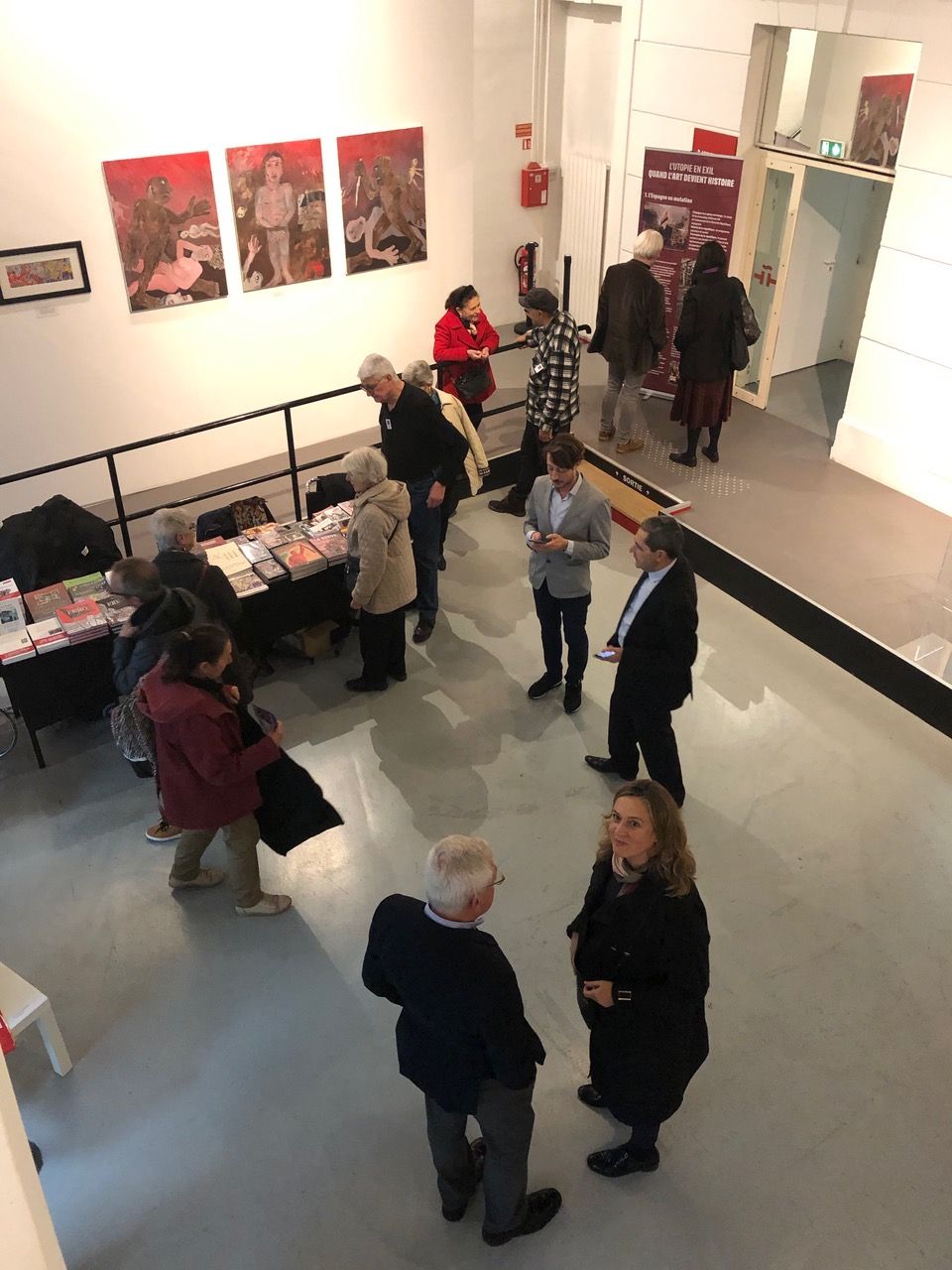 05 11 2019 Inauguration Cervantes: l'utopie en exil / le monde arrive!