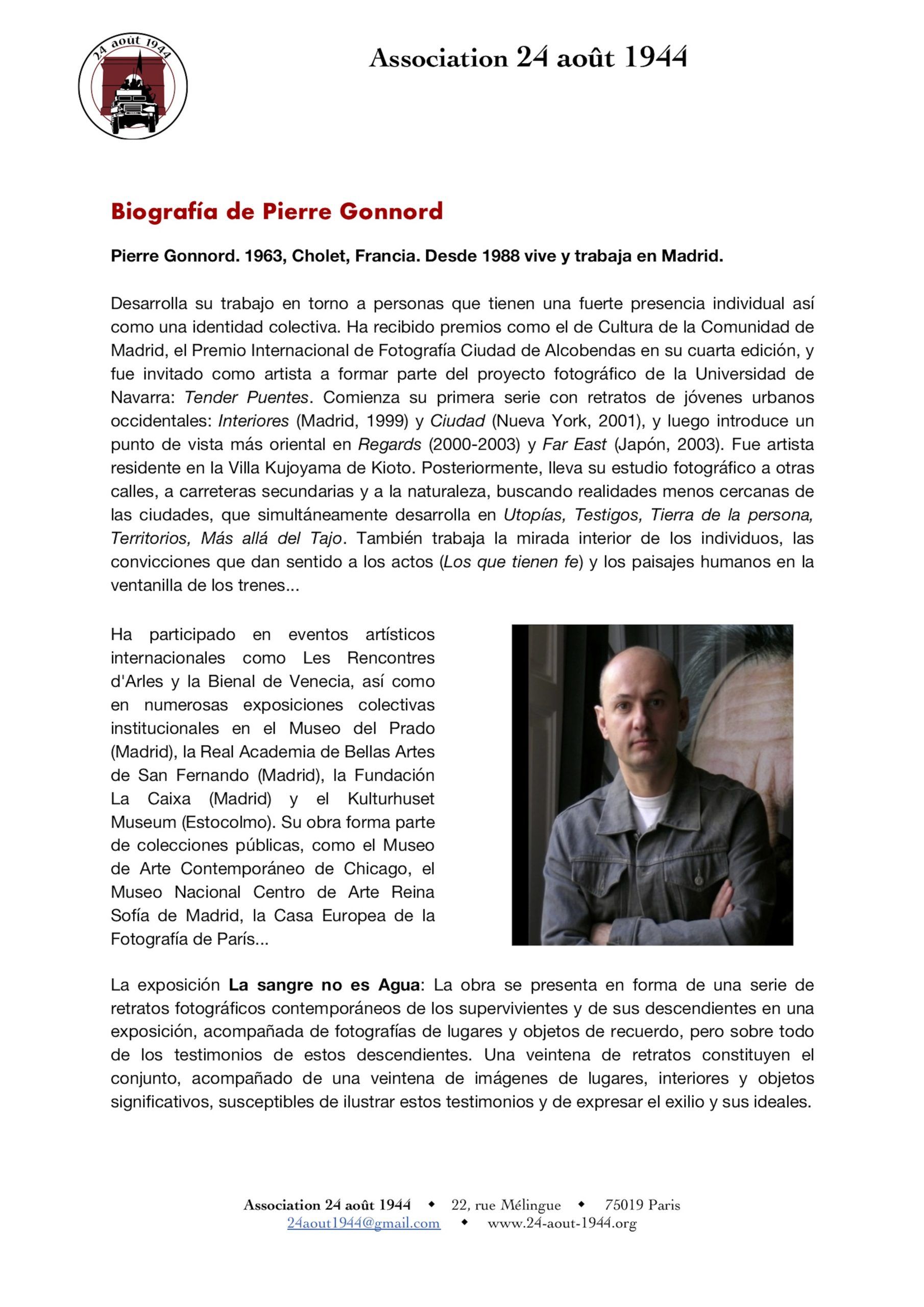 Biographie de Pierre Gonnord