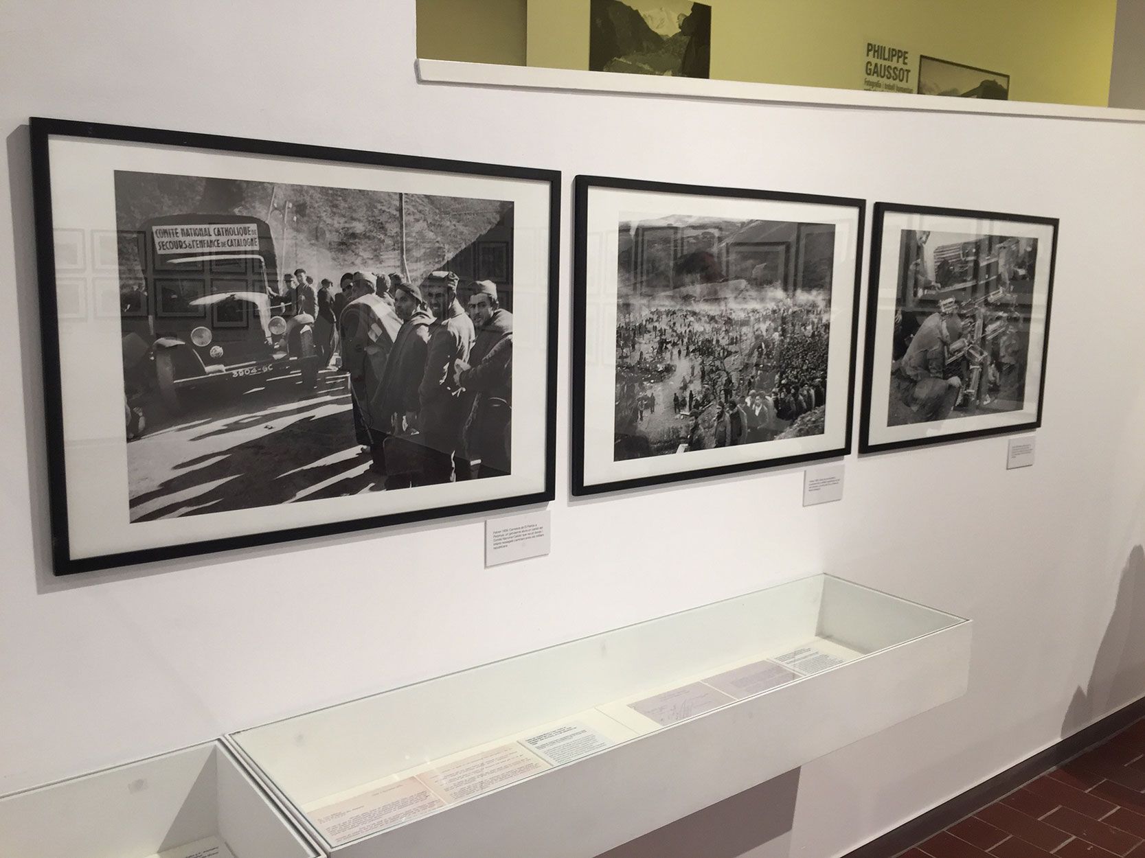 Camion-camp provisoire-descente vars la France