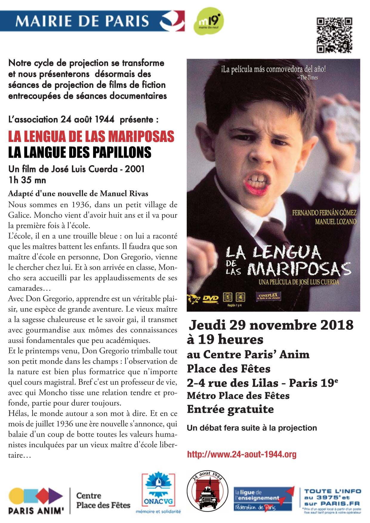 La Lengua de las mariposas / La langue des Papillons