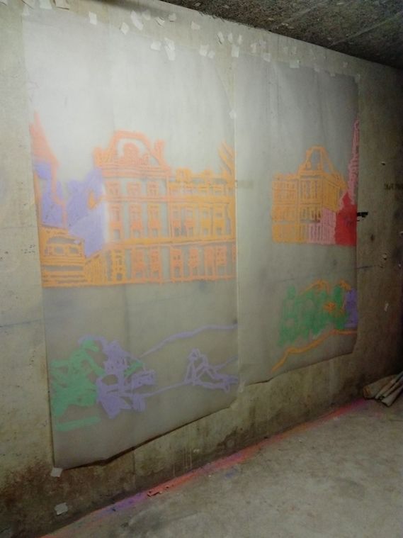 La République en craie (mai 2019, local rue Esquirol)