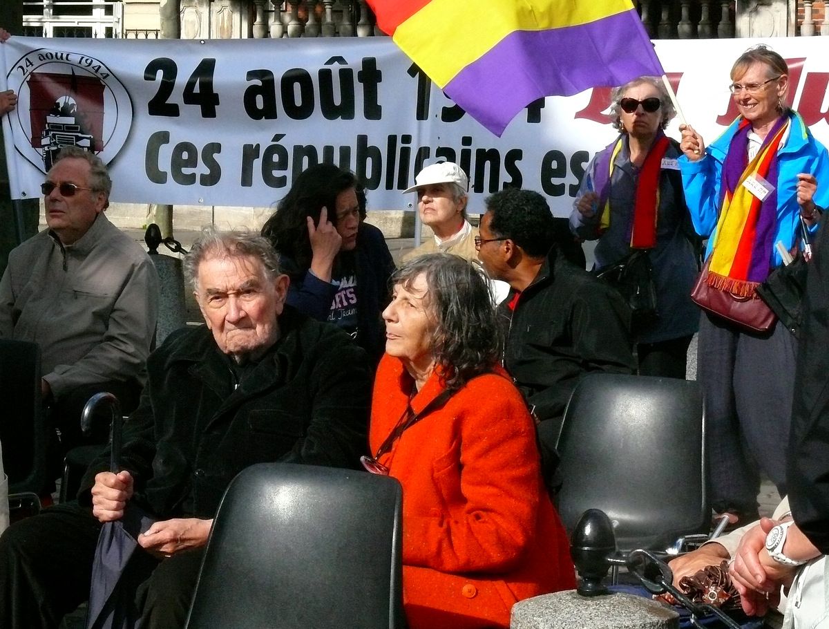 Armand Gatti et Hélène Châtelain le 24 août 2015