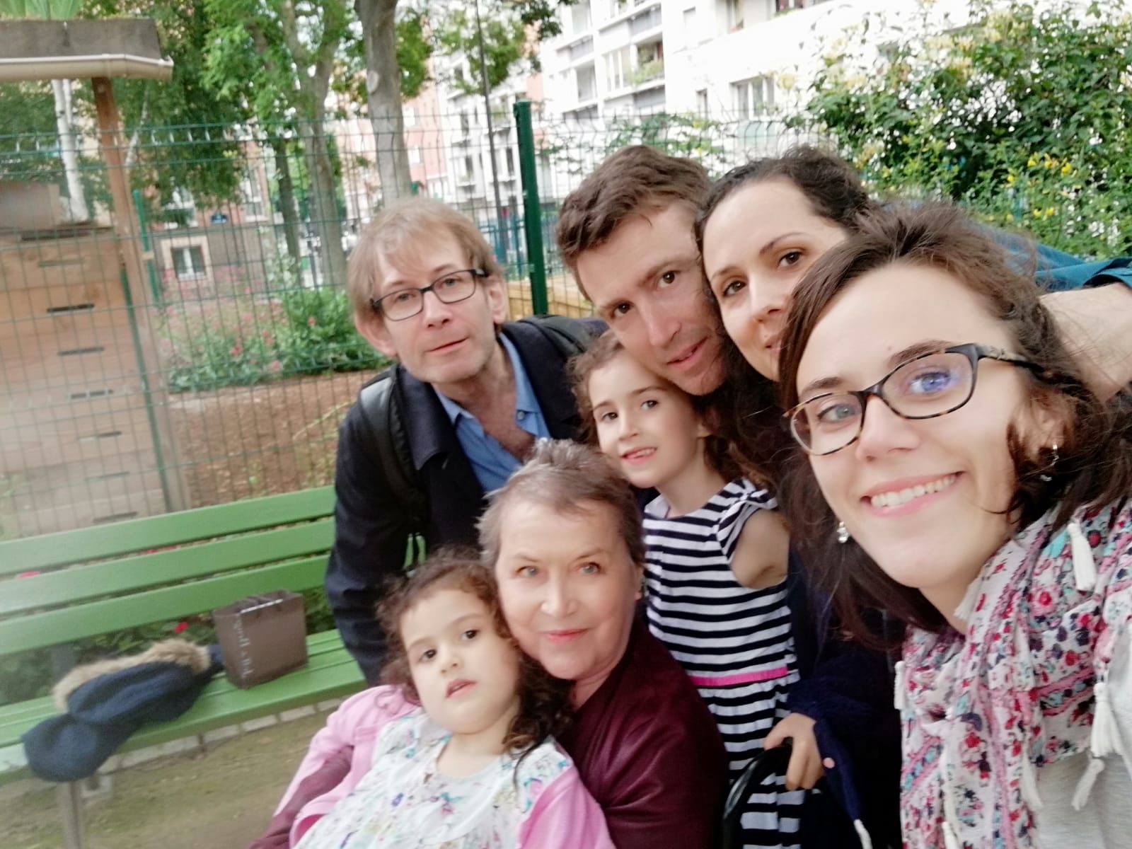 Marie et sa petite famille, c'est RUTH qui prend la photo