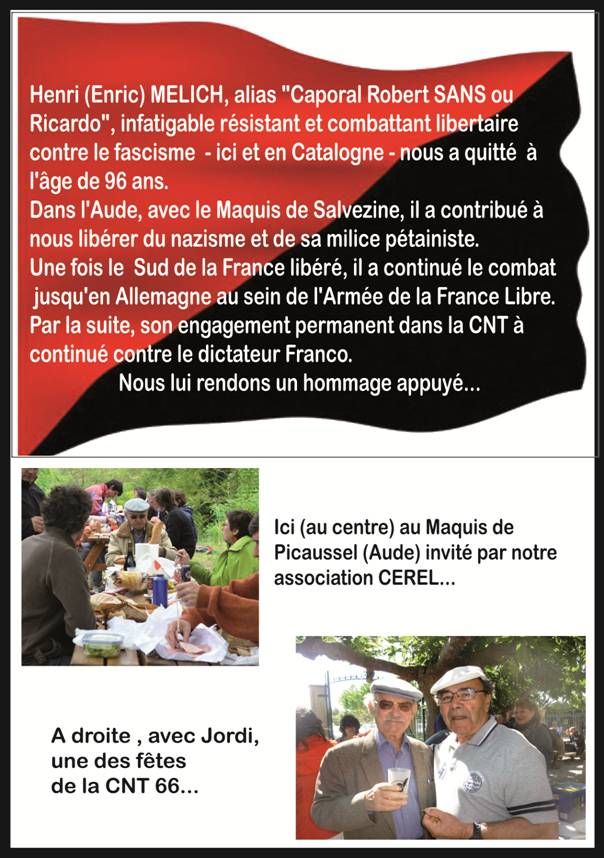 Annonce décès Enric Melich