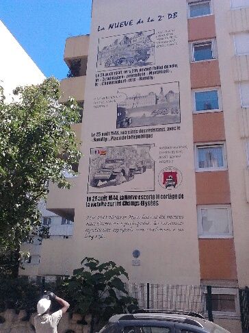 La fresque de face, 9 juillet 2019