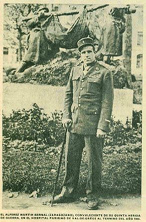 Martin Bernal sortie d'hôpital