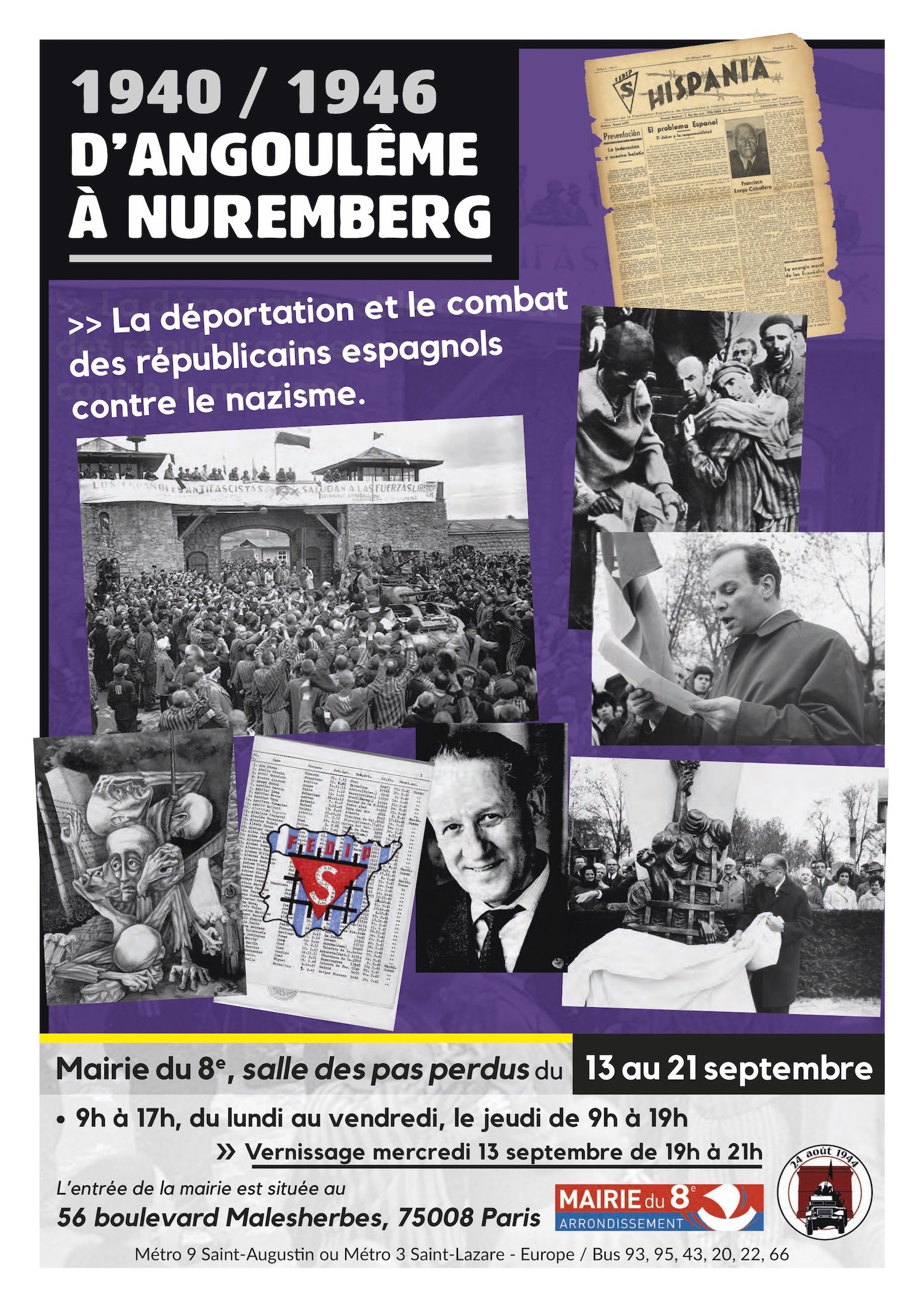 D'Angoulême à Nuremberg Exposition et invitation