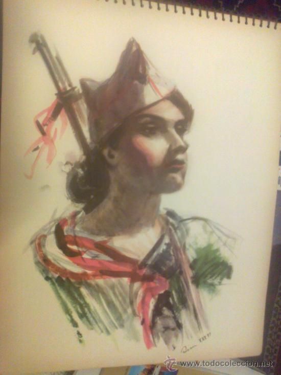 Portrait de milicienne de SIM