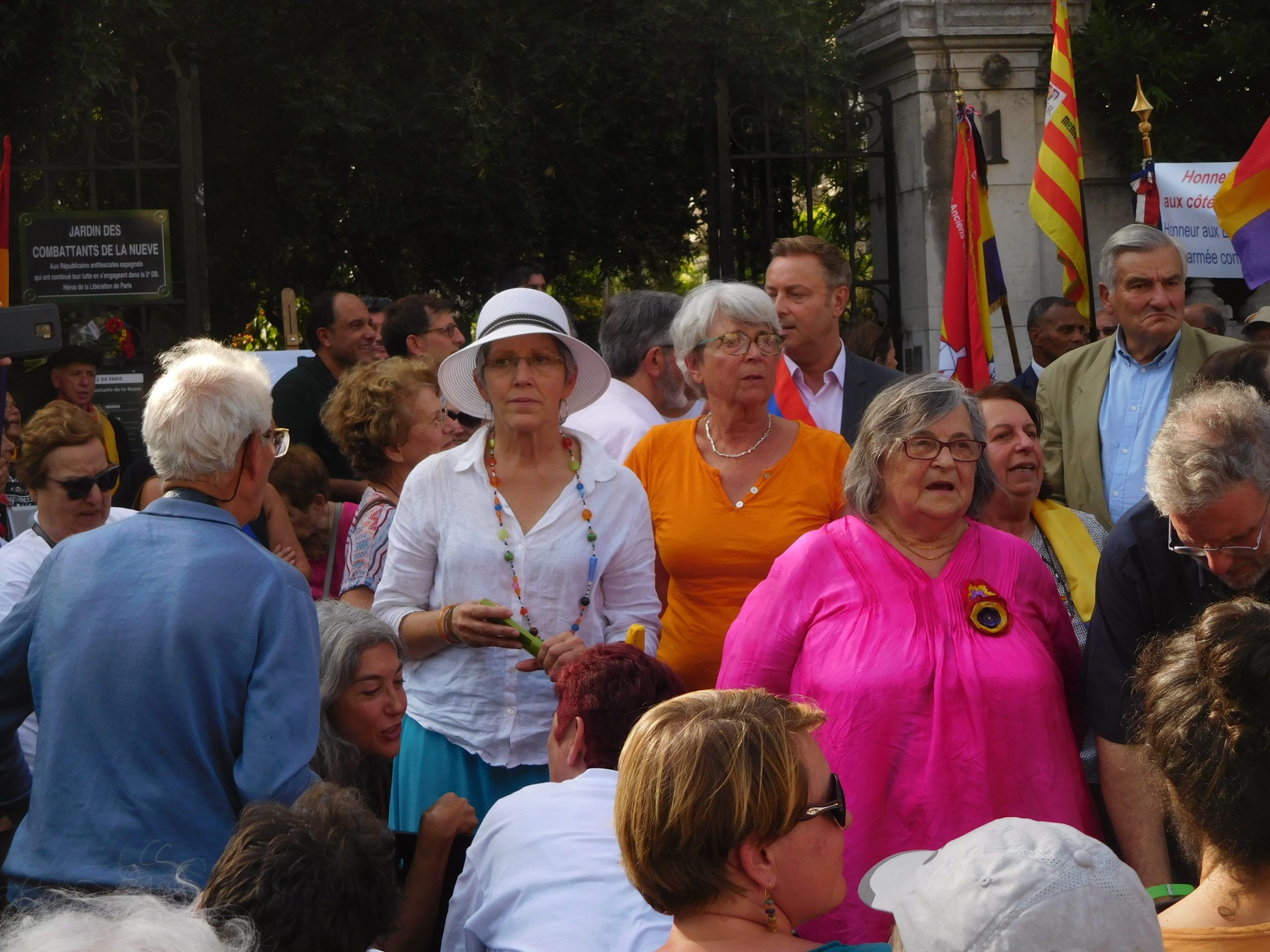 24 août 2019 Marie-José parmi la foule
