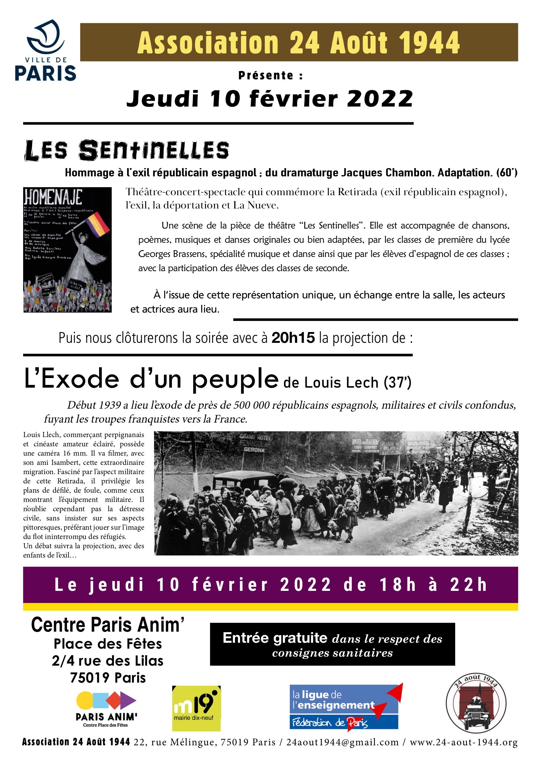 Affiche soirée 10 février