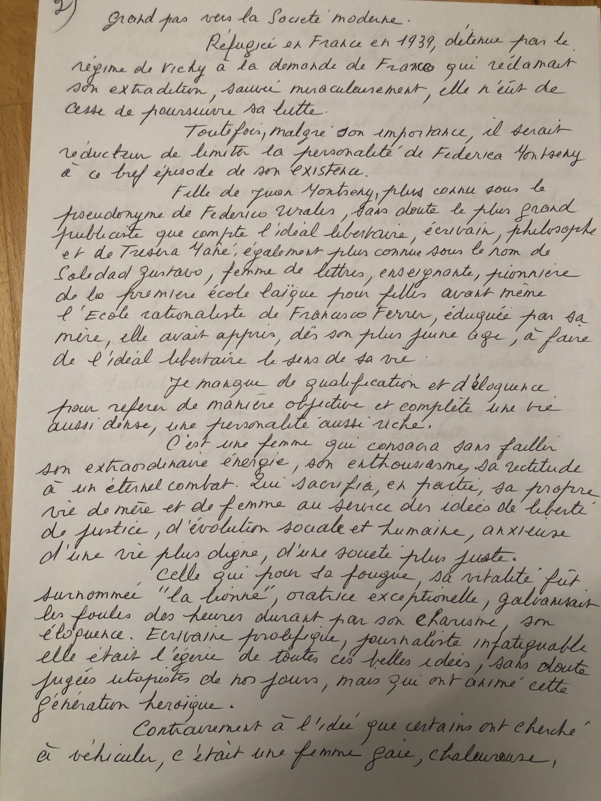 Intervention Vida Gambier Montseny P2