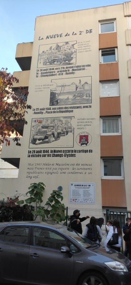 Les élèves admirent