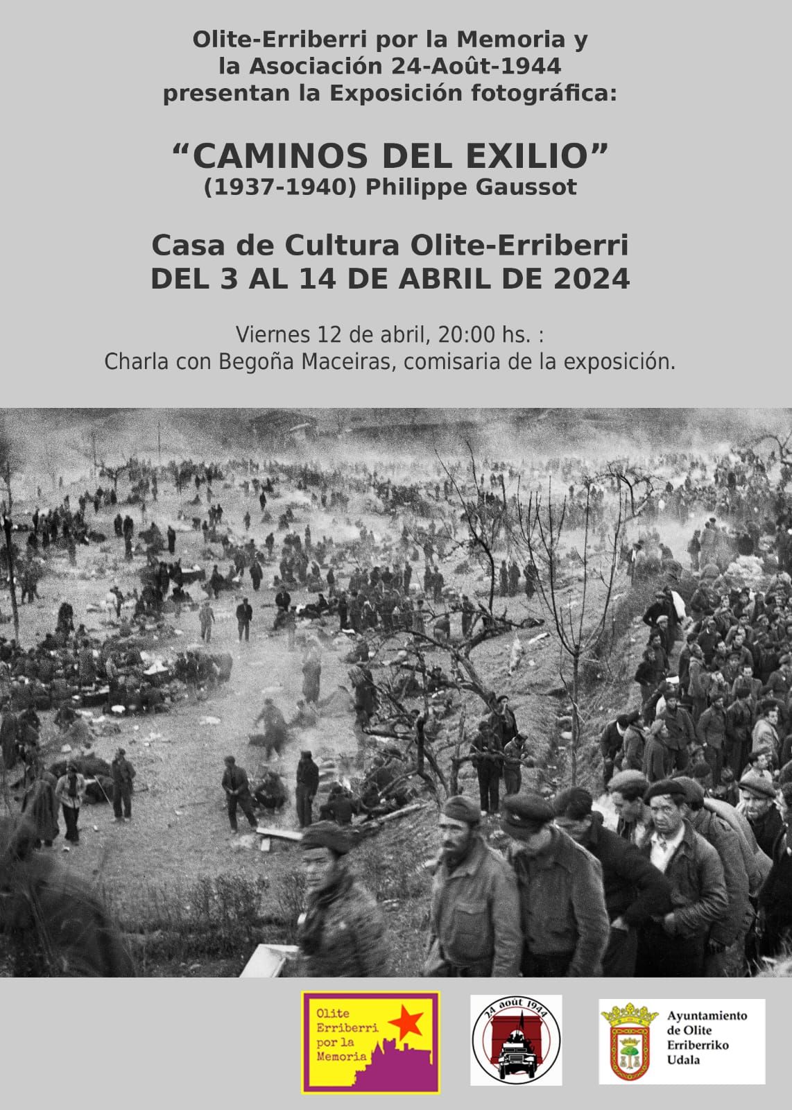 Dépliant Caminos del exilio à Soto del Real