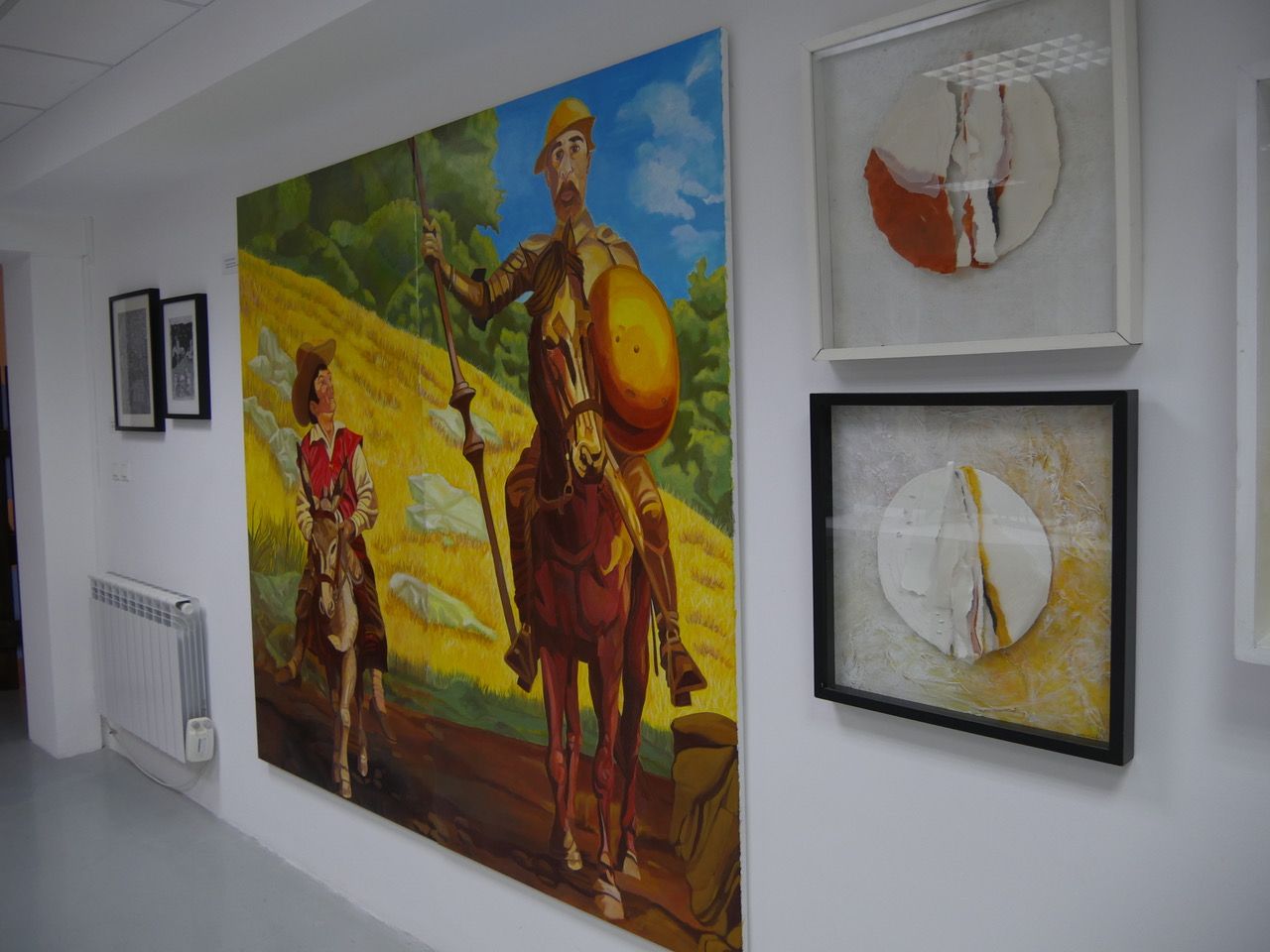 El Quijote y Sancho de Juan chica Ventura