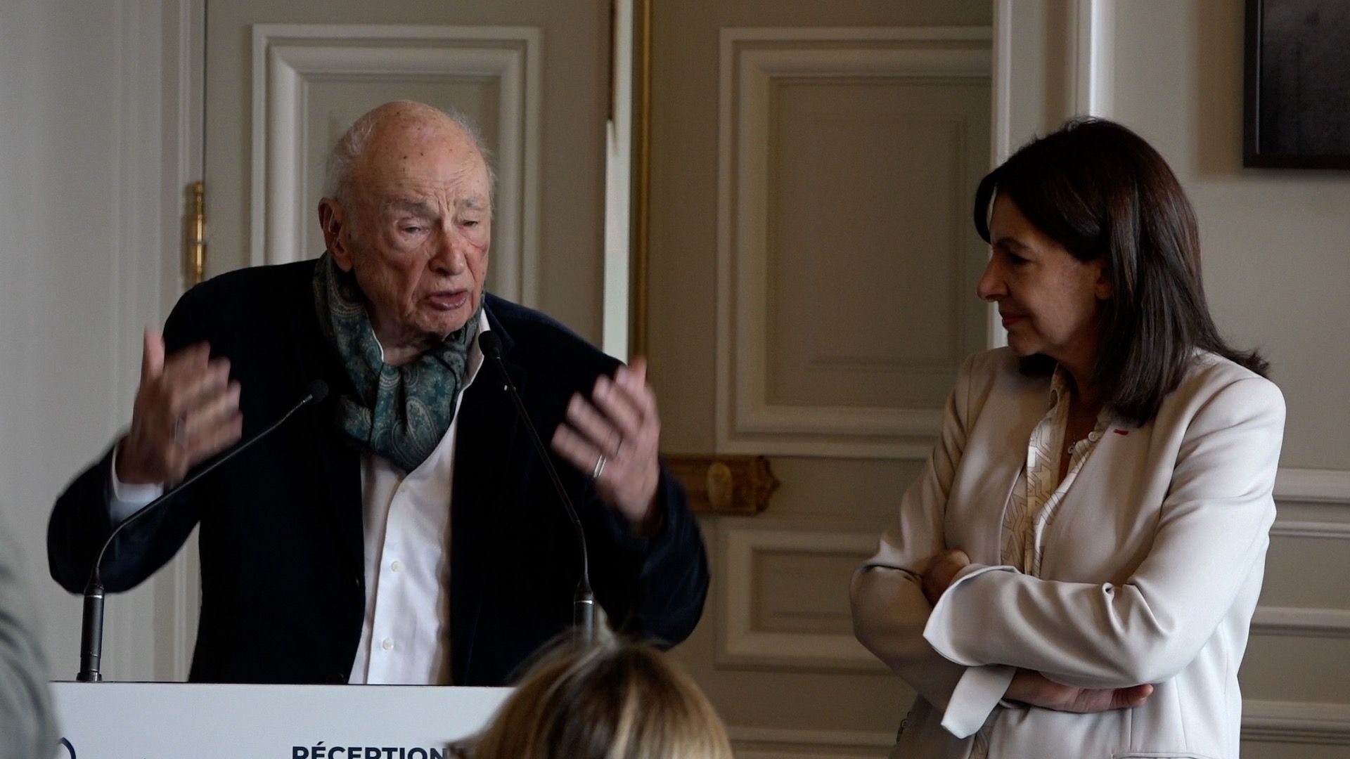 Un discours enflammé, Edgar Morin Anne Hidalgo