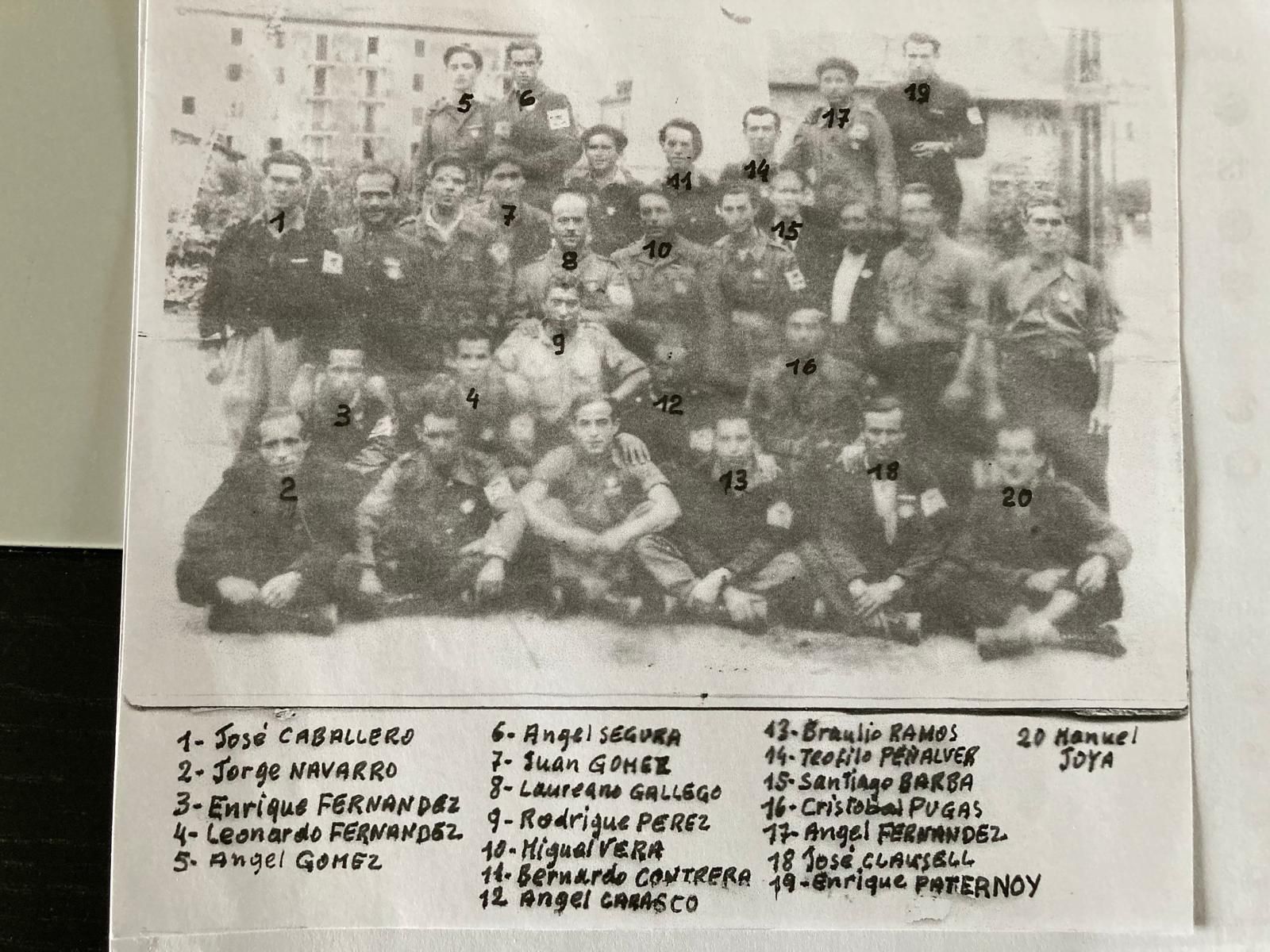 Résistants espagnols des Glières