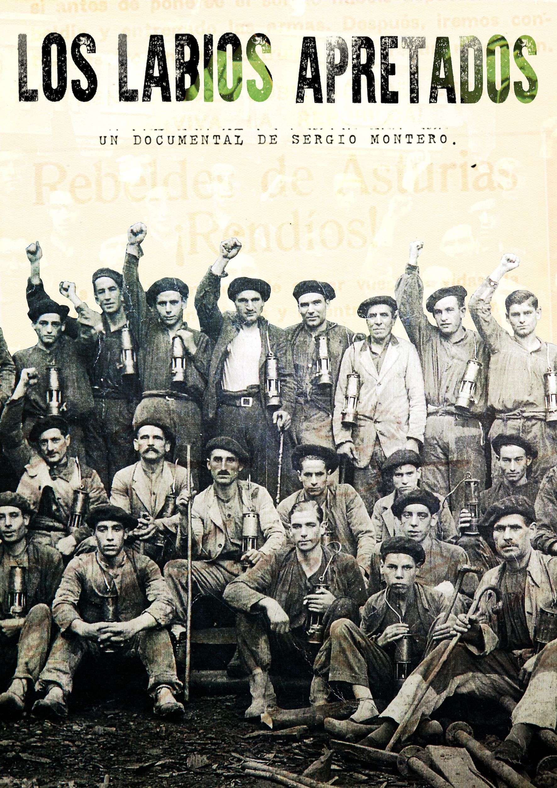 Los labios apretados