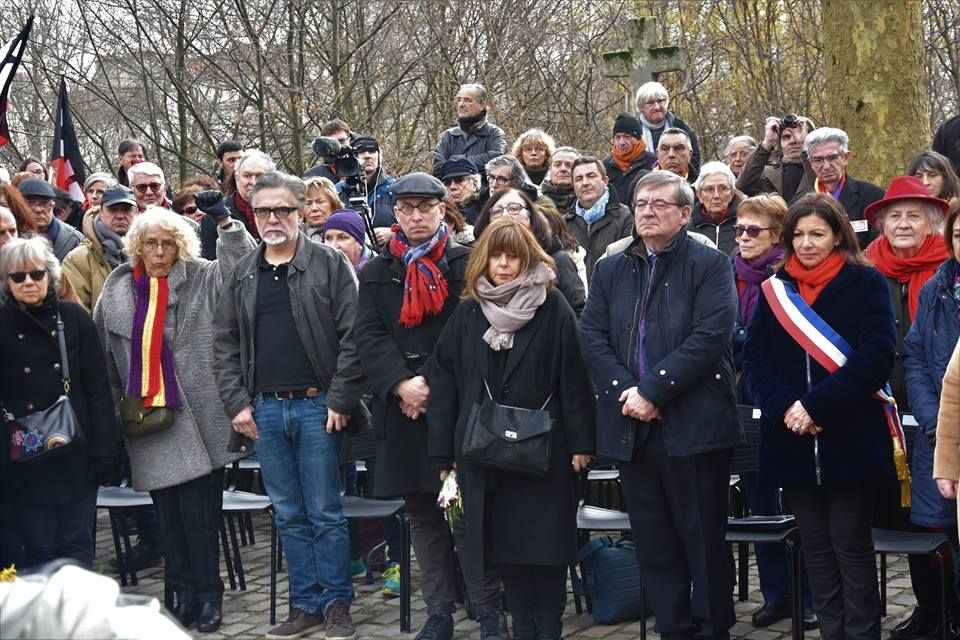 Hommage au Père Lachaise le 9 février 2019