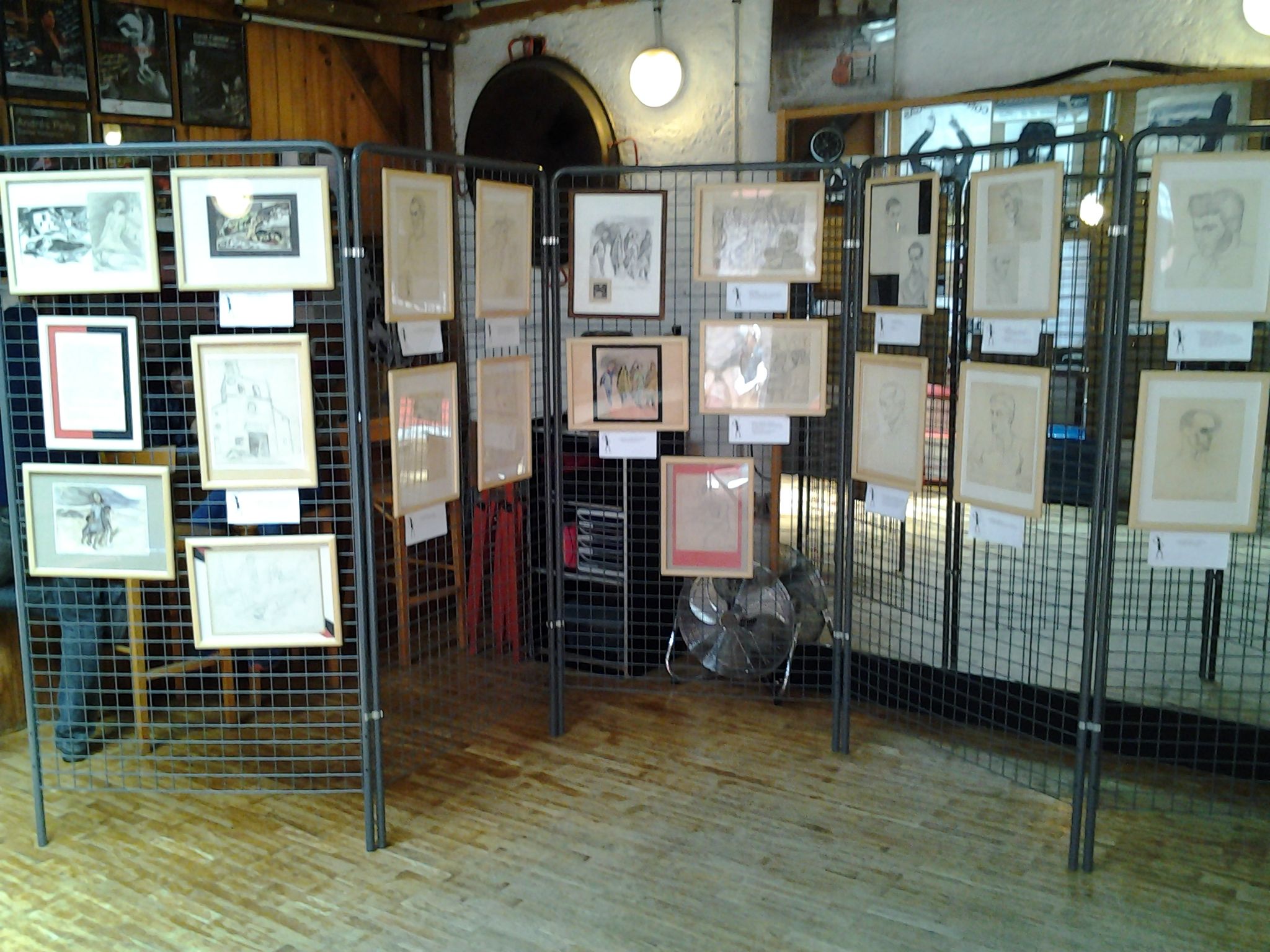 Vue sur l'exposition M. Lamberet