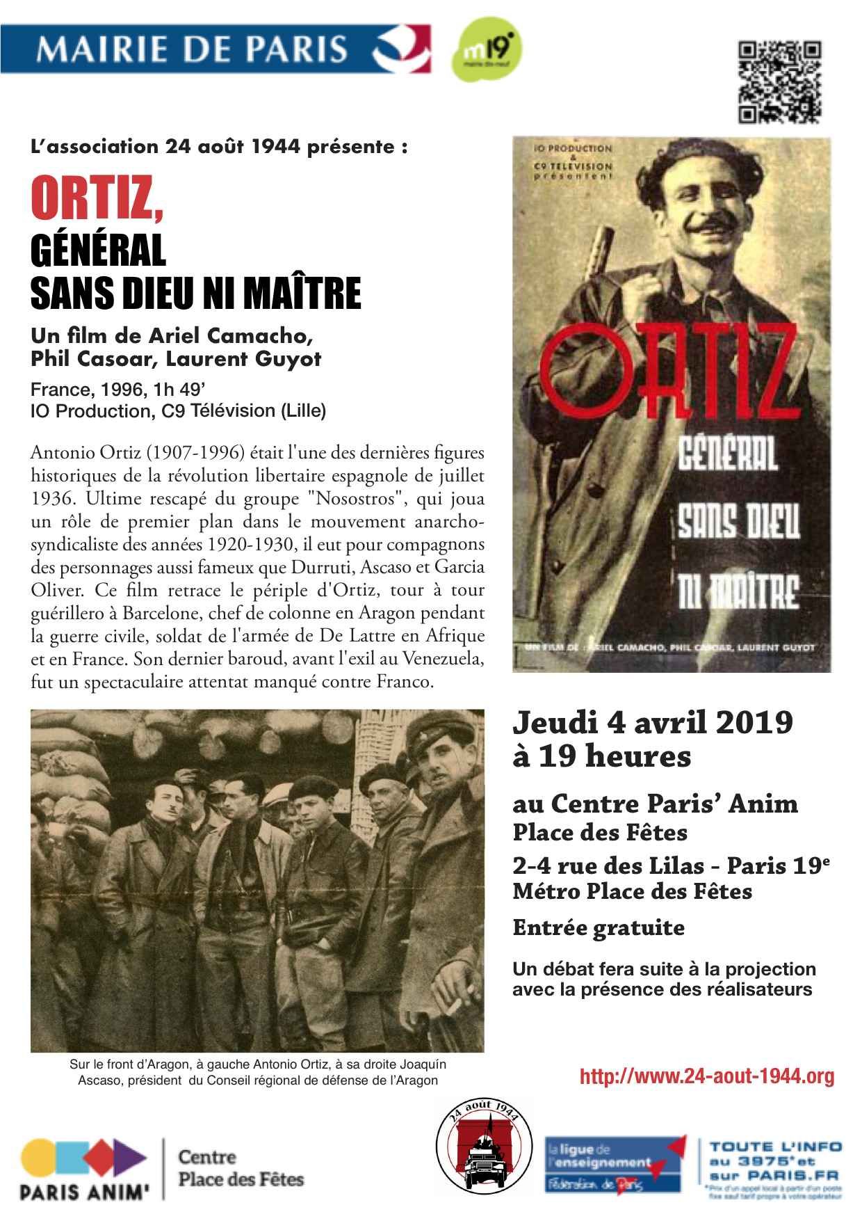 Ortiz Général sans Dieu ni maitre