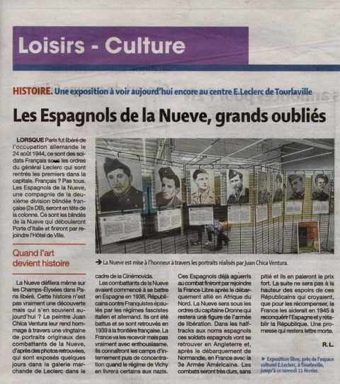 La Nueve à l'honneur dans le Cotentin