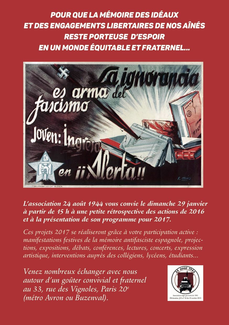 Invitation 29 janvier 2017