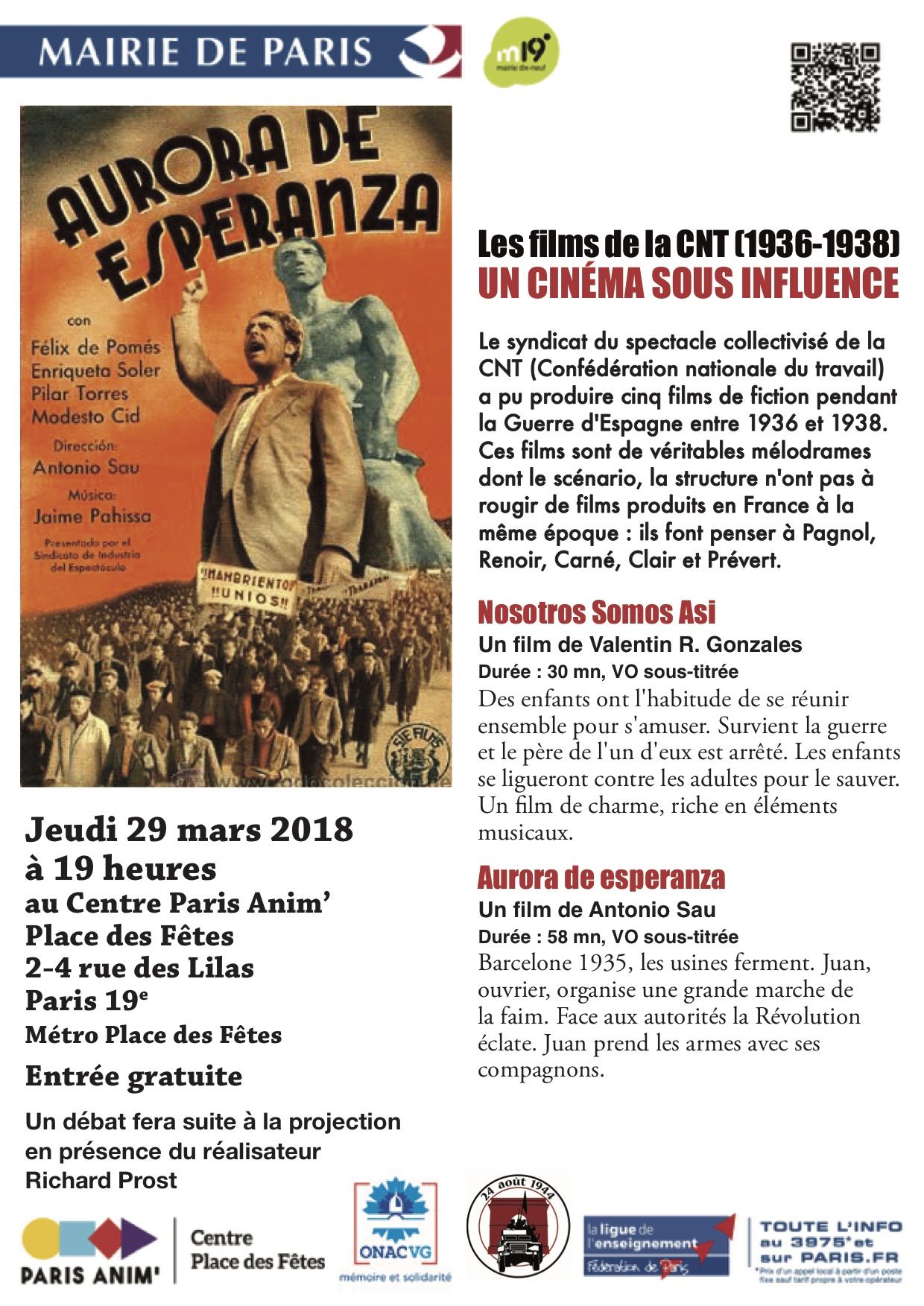 FIMS DE LA CNT DU SPECTACLE COLLECTIVISÉ