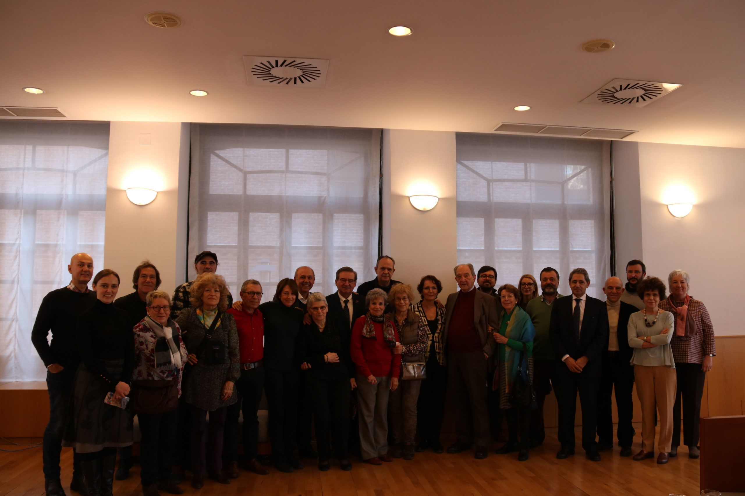 À Madrid décembre 2019 tout le groupe