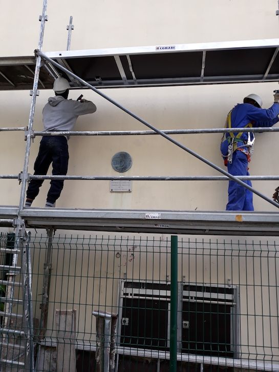 Montage de l'échafaudage 3 mai 2019