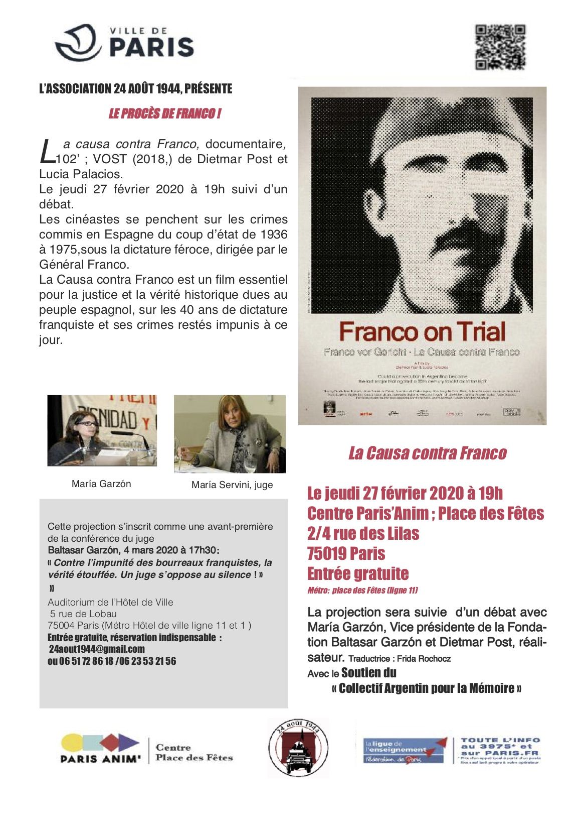 La causa contra Franco