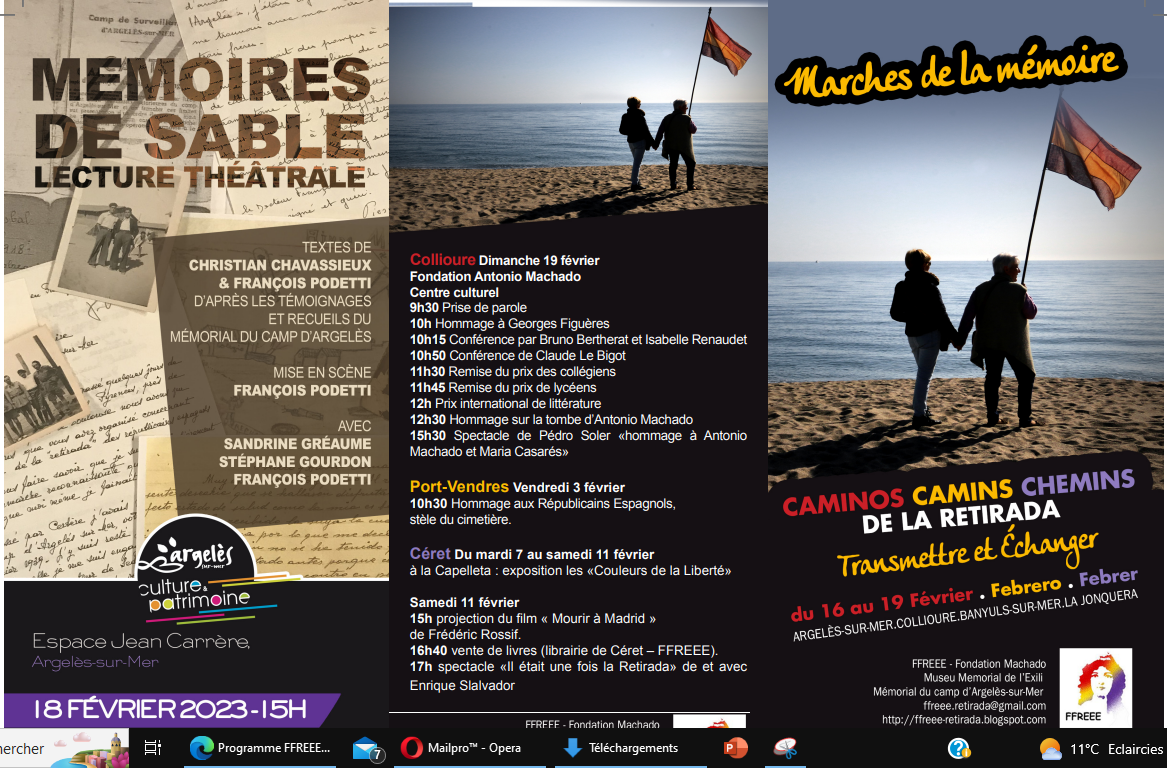 Programme Chemins de la retirada du 16 au 19 février 2023