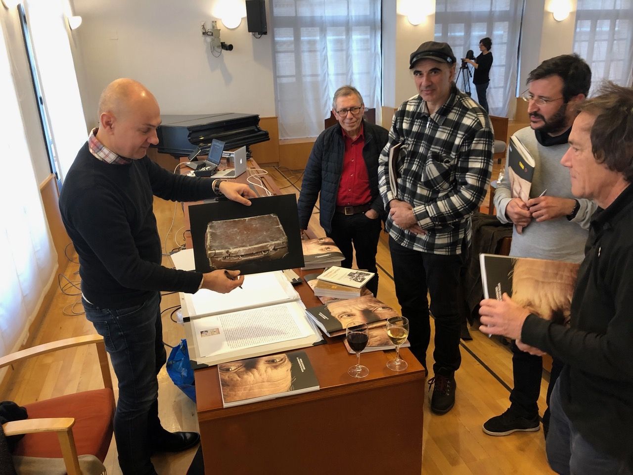 À l'université de Madrid la photo de la valise dec 2019