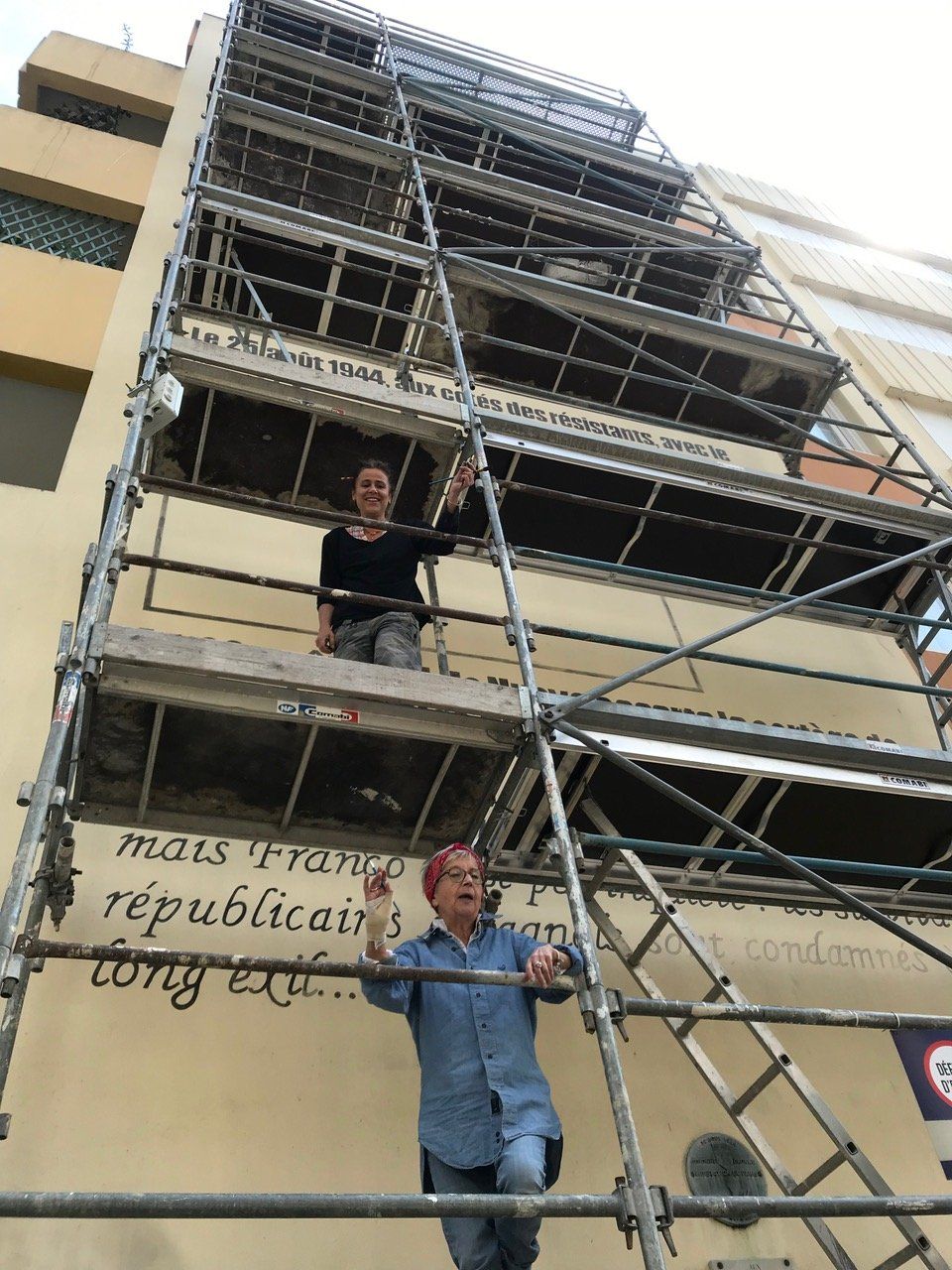 Les demoiselles de l'échafaudage, 24 mai 2019