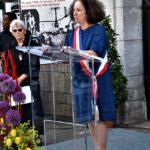 Evelyne Zarka, représentante du maire du 4e arrondissement ouvre la cérémonie