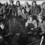 Réfugiés espagnols au camp d'argelès 1939