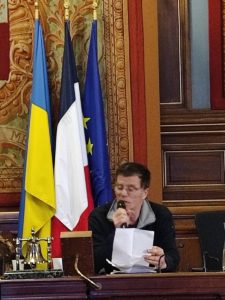 Aimable Marcellan à la tribune